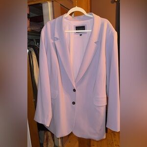 ELOQUII The 365 Semi Stretch 2-Button Blazer in Lavender - 28